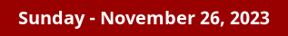 Sunday Daily Horoscope on DrStandley.com