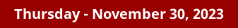 Thursday Daily Horoscope on DrStandley.com