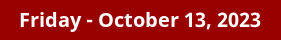 Friday Daily Horoscope on DrStandley.com