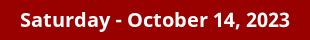 Saturday Daily Horoscope on DrStandley.com