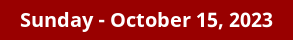 Sunday Daily Horoscope on DrStandley.com