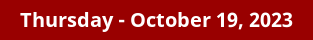 Thursday Daily Horoscope on DrStandley.com