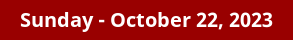 Sunday Daily Horoscope on DrStandley.com