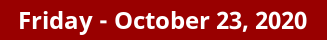 Friday Daily Horoscope on DrStandley.com