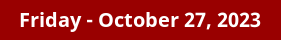 Friday Daily Horoscope on DrStandley.com