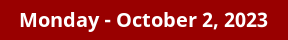 Monday Daily Horoscope on DrStandley.com