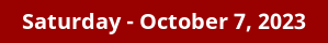 Saturday Daily Horoscope on DrStandley.com