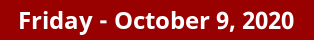Friday Daily Horoscope on DrStandley.com