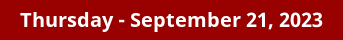 Thursday Daily Horoscope on DrStandley.com
