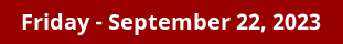 Friday Daily Horoscope on DrStandley.com