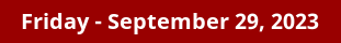 Friday Daily Horoscope on DrStandley.com