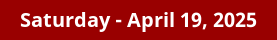 April 19, 2025 Daily Horoscope on DrStandley.com