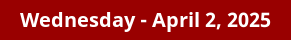 April 2, 2025 Daily Horoscope on DrStandley.com
