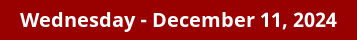 December 11, 2024 Daily Horoscope on DrStandley.com