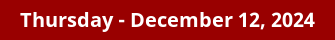 December 12, 2024 Daily Horoscope on DrStandley.com