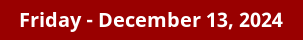 December 13, 2024 Daily Horoscope on DrStandley.com