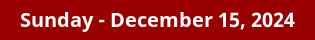 December 15, 2024 Daily Horoscope on DrStandley.com