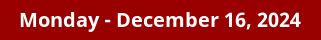 December 16, 2024 Daily Horoscope on DrStandley.com