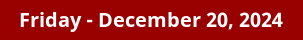 December 20, 2024 Daily Horoscope on DrStandley.com
