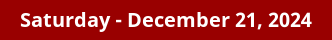 December 21, 2024 Daily Horoscope on DrStandley.com