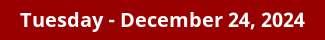 December 24, 2024 Daily Horoscope on DrStandley.com