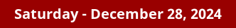 December 28, 2024 Daily Horoscope on DrStandley.com