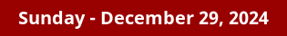 December 29, 2024 Daily Horoscope on DrStandley.com