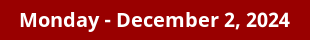 December 2, 2024 Daily Horoscope on DrStandley.com
