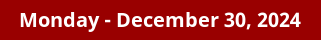 December 30, 2024 Daily Horoscope on DrStandley.com