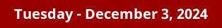 December 3, 2024 Daily Horoscope on DrStandley.com
