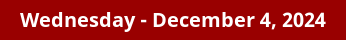 December 4, 2024 Daily Horoscope on DrStandley.com