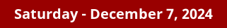 December 7, 2024 Daily Horoscope on DrStandley.com