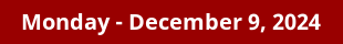 December 9, 2024 Daily Horoscope on DrStandley.com