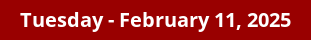 February 11, 2025 Daily Horoscope on DrStandley.com
