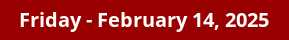 February 14, 2025 Daily Horoscope on DrStandley.com