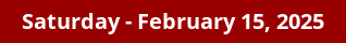 February 15, 2025 Daily Horoscope on DrStandley.com