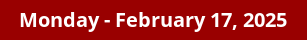 February 17, 2025 Daily Horoscope on DrStandley.com