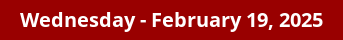 February 19, 2025 Daily Horoscope on DrStandley.com