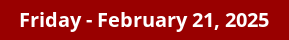 February 21, 2025 Daily Horoscope on DrStandley.com