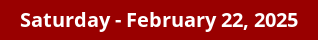 February 22, 2025 Daily Horoscope on DrStandley.com