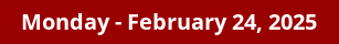 February 24, 2025 Daily Horoscope on DrStandley.com