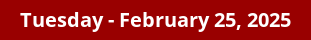 February 25, 2025 Daily Horoscope on DrStandley.com
