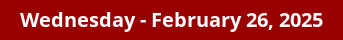 February 26, 2025 Daily Horoscope on DrStandley.com
