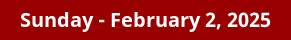 February 2, 2025 Daily Horoscope on DrStandley.com