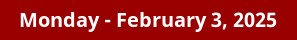 February 3, 2025 Daily Horoscope on DrStandley.com