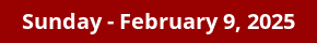 February 9, 2025 Daily Horoscope on DrStandley.com