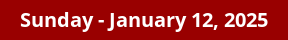 January 12, 2025 Daily Horoscope on DrStandley.com