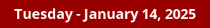 January 14, 2025 Daily Horoscope on DrStandley.com