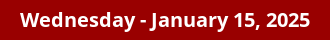 January 15, 2025 Daily Horoscope on DrStandley.com