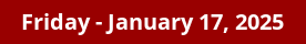 January 17, 2025 Daily Horoscope on DrStandley.com